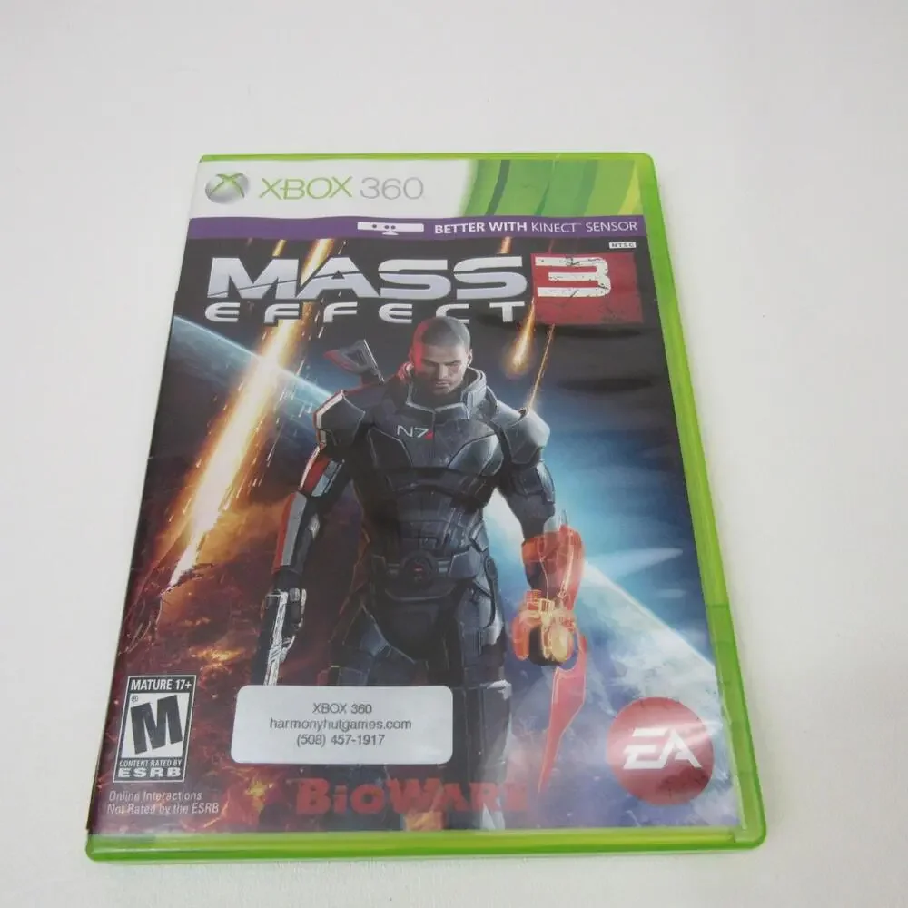 Mass Effect 3 (Microsoft‎ Xbox 360, 2012) CIB 2